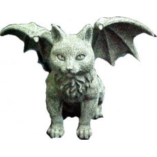 Winged Cat Gargoyle Statue Figurine Medieval Gothic Sculpture Decoration New   
